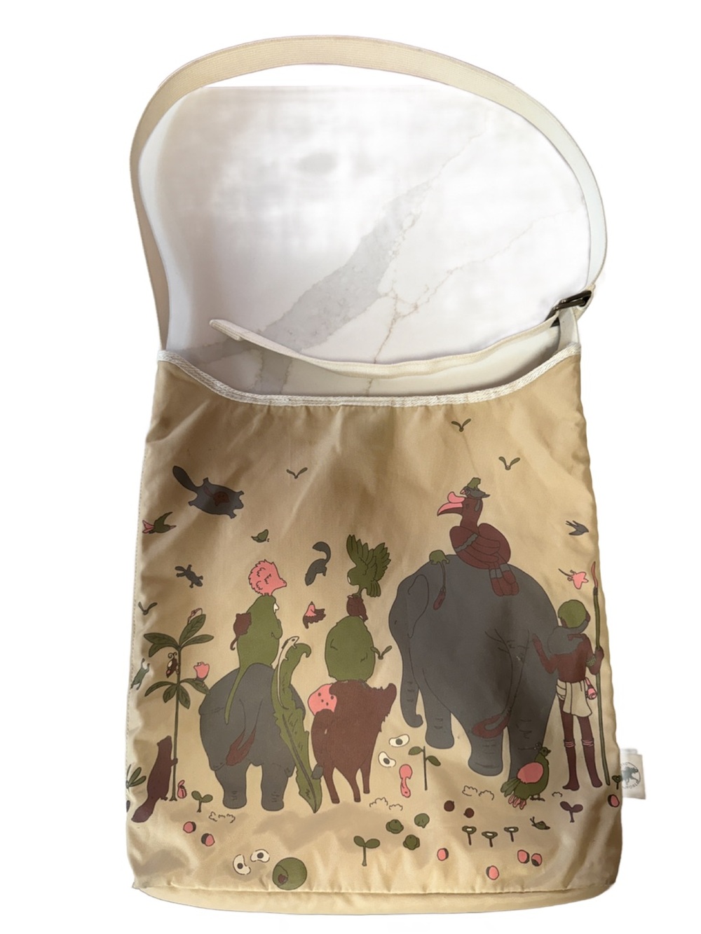 Hunting World x Borneo Conservation Reversible Save The Elephants Crossbody Bag
